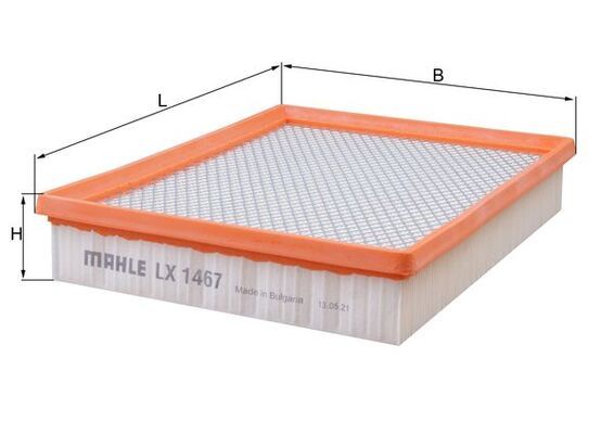 Mahle LX1467 Air Filter - 1