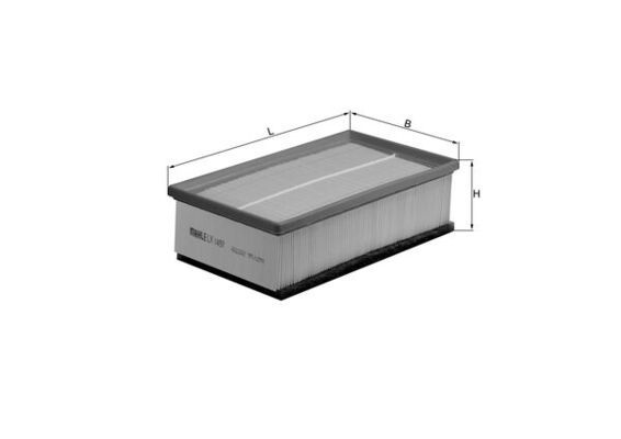 Mahle LX1497 Air Filter - 1