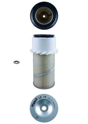 Mahle LX14A Air Filter - 2