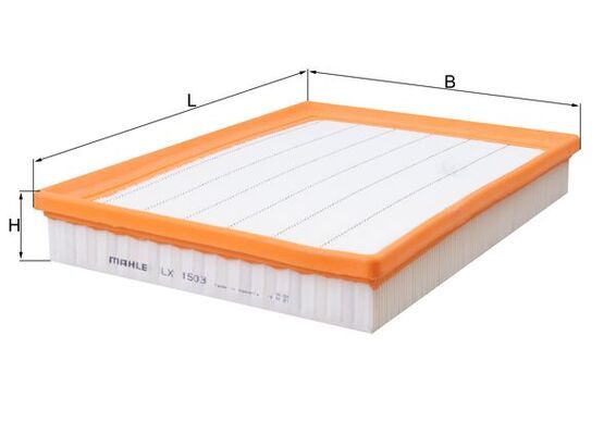 Mahle LX1503 Air Filter - 1
