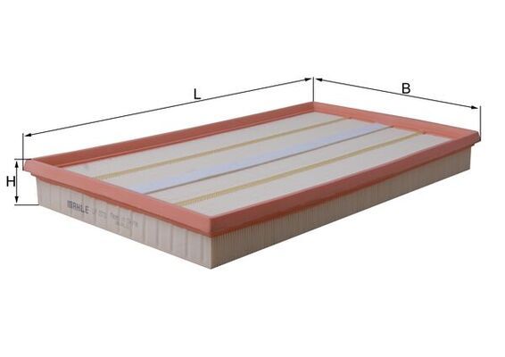 Mahle LX1573 Air Filter - 1