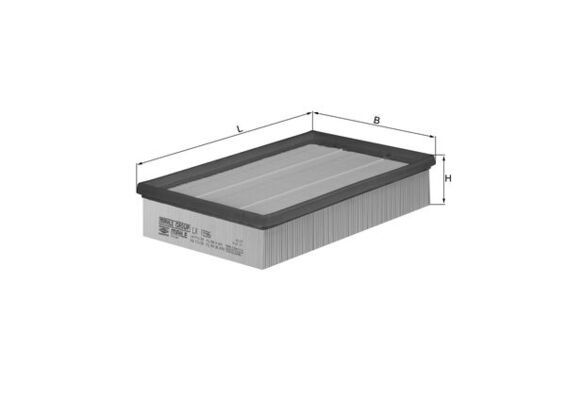 Mahle LX1596 Air Filter - 1