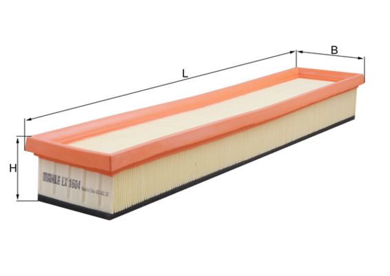 Mahle LX1604 Air Filter - 1