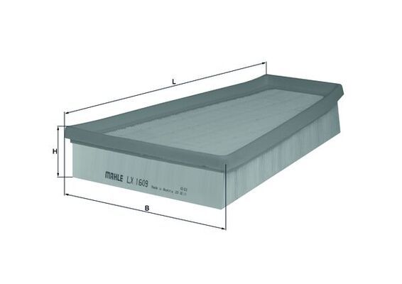 Mahle LX1609 Air Filter - 1