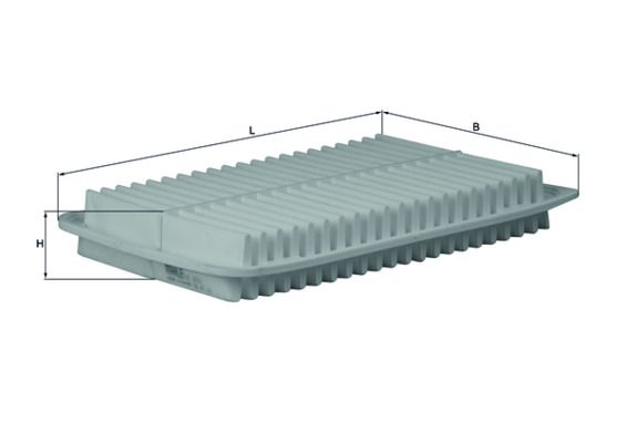 Mahle LX1612 Air Filter - 1