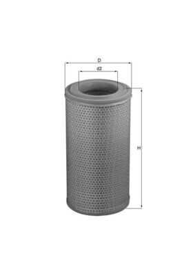 Mahle LX1629 Air Filter - 1
