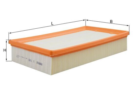 Mahle LX1649 Air Filter - 1