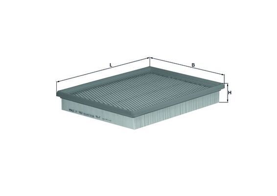 Mahle LX1662 Air Filter - 1