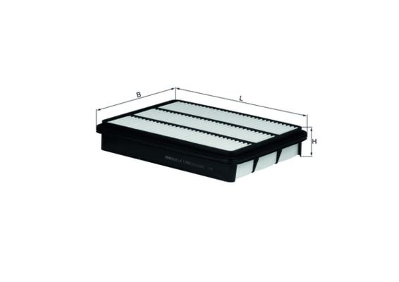 Mahle LX1700 Air Filter - 1