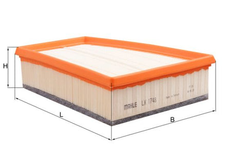 Mahle LX1748 Air Filter - 1