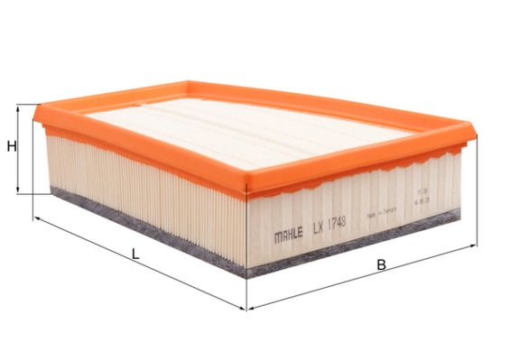 Mahle LX1748 Air Filter - 1