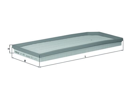 Mahle LX1751 Air Filter - 1