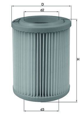Mahle LX1768 Air Filter - 1