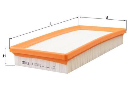 Mahle LX1781/2 Air Filter - 1
