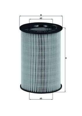 Mahle LX1805 Air Filter - 1