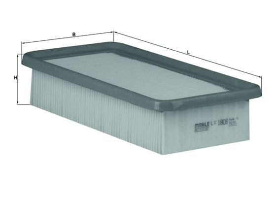 Mahle LX1808 Air Filter - 1