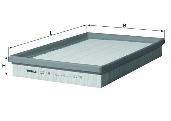 Mahle LX1811 Air Filter - 1