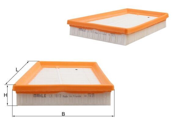 Mahle LX1813 Air Filter - 1