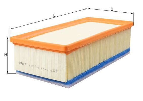 Mahle LX1837 Air Filter - 1