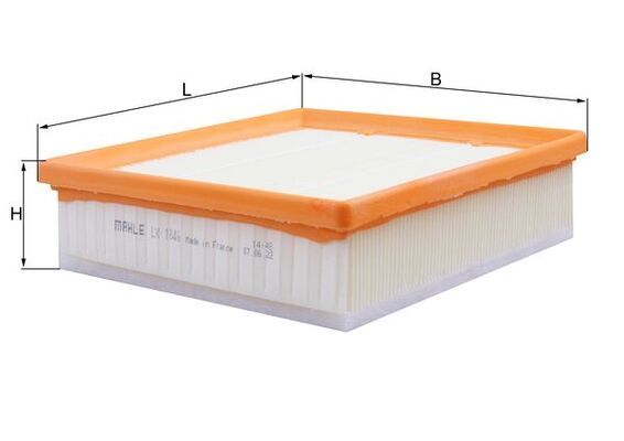 Mahle LX1846 Air Filter - 1