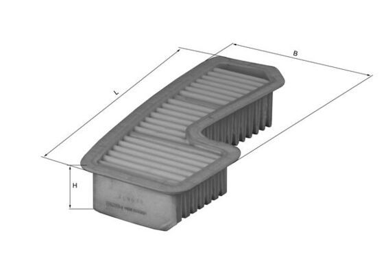 Mahle LX1936 Air Filter - 1