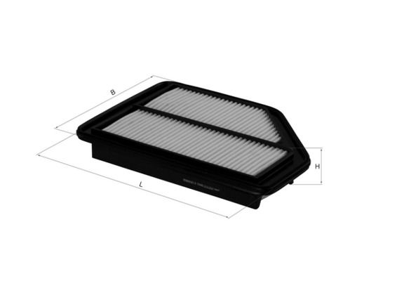 Mahle LX1948 Air Filter - 1