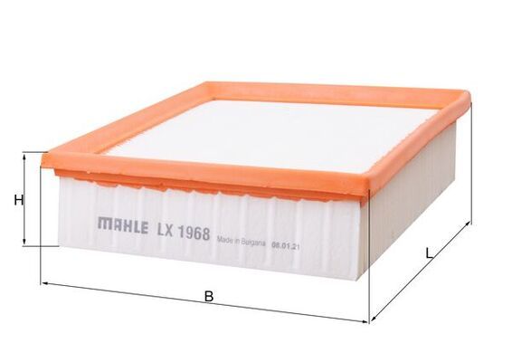 Mahle LX1968 Air Filter - 1