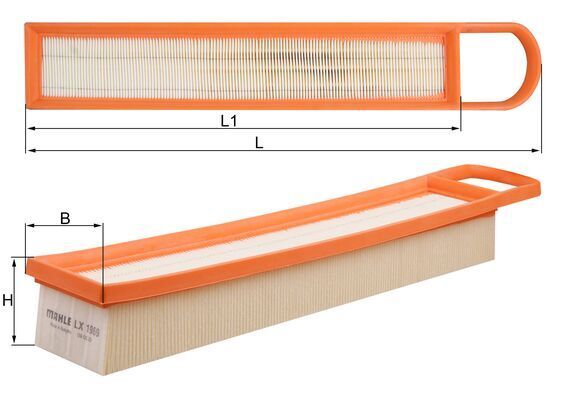 Mahle LX1969 Air Filter - 1