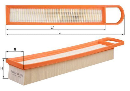 Mahle LX1969 Air Filter - 1