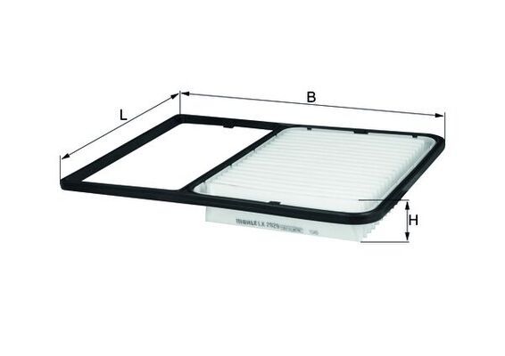 Mahle LX2029 Air Filter - 1