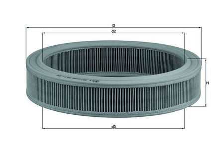 Mahle LX202 Air Filter - 1