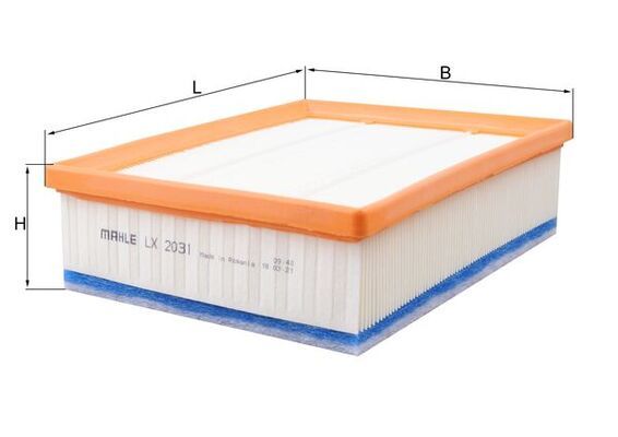 Mahle LX2031 Air Filter - 1