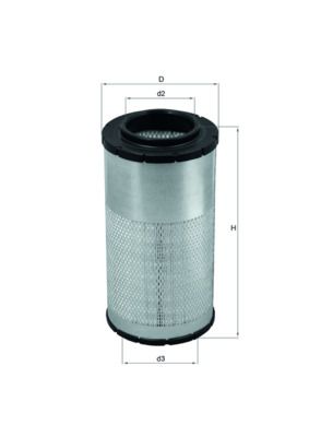 Mahle LX2066 Air Filter - 1