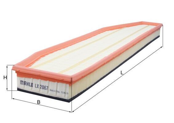 Mahle LX2067 Air Filter - 1