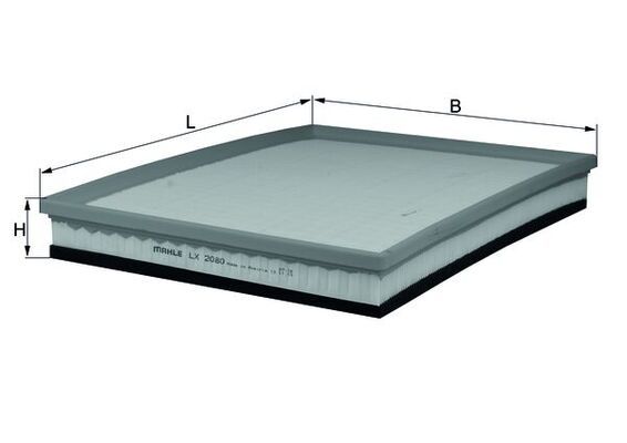 Mahle LX2080 Air Filter - 1