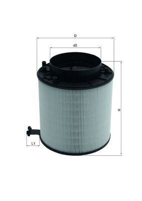 Mahle LX2091D Air Filter - 1