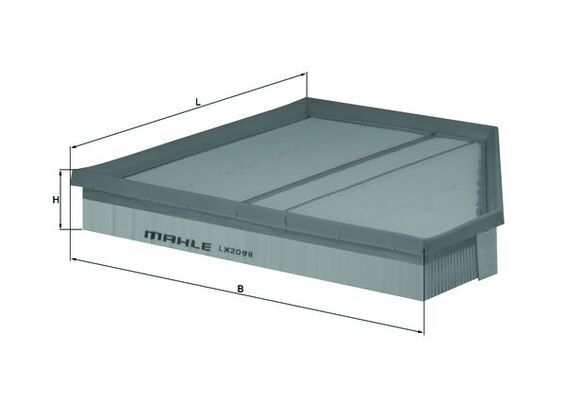 Mahle LX2098 Air Filter - 1