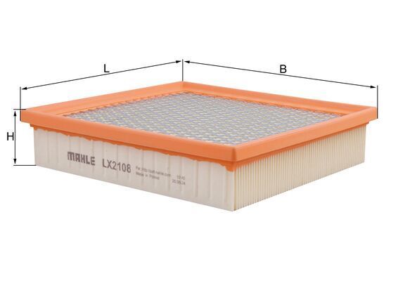Mahle LX2108 Air Filter - 1