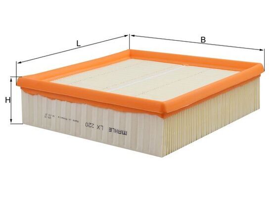 Mahle LX220 Air Filter - 1