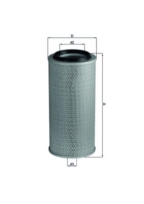 Mahle LX236 Air Filter - 1