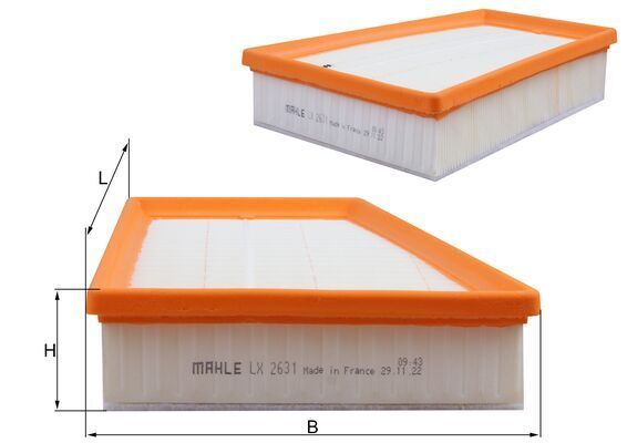 Mahle LX2631 Air Filter - 1