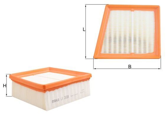 Mahle LX2633 Air Filter - 1