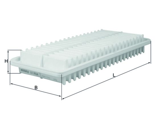 Mahle LX2634 Air Filter - 1