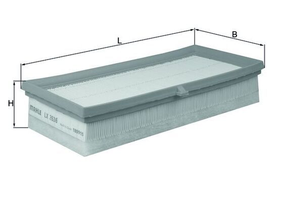 Mahle LX2636 Air Filter - 1
