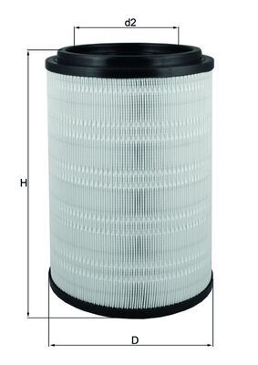 Mahle LX2741 Air Filter - 1