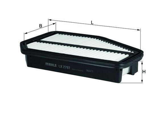 Mahle LX2797 Air Filter - 1