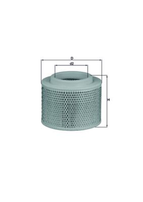 Mahle LX2808/1 Air Filter - 1