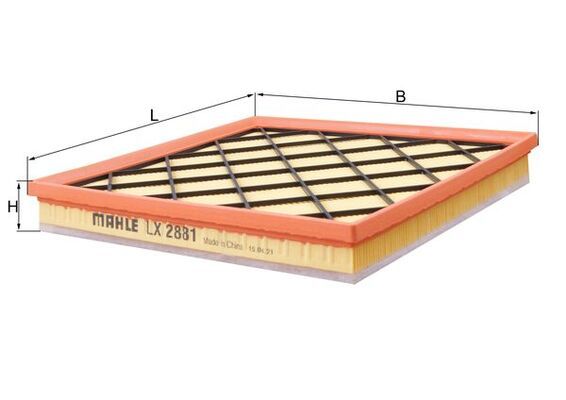 Mahle LX2881 Air Filter - 1