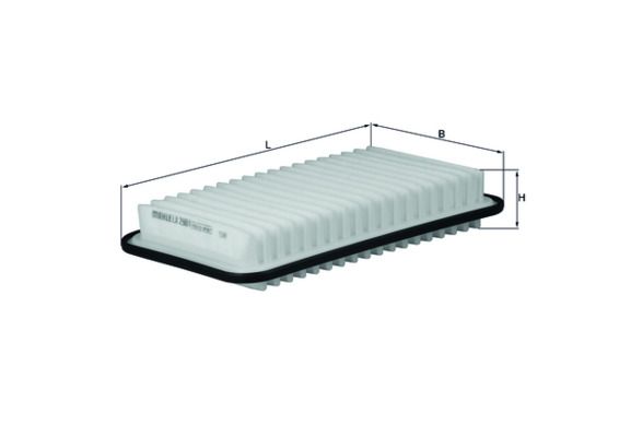 Mahle LX2901 Air Filter - 1