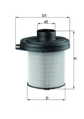 Mahle LX291 Air Filter - 1